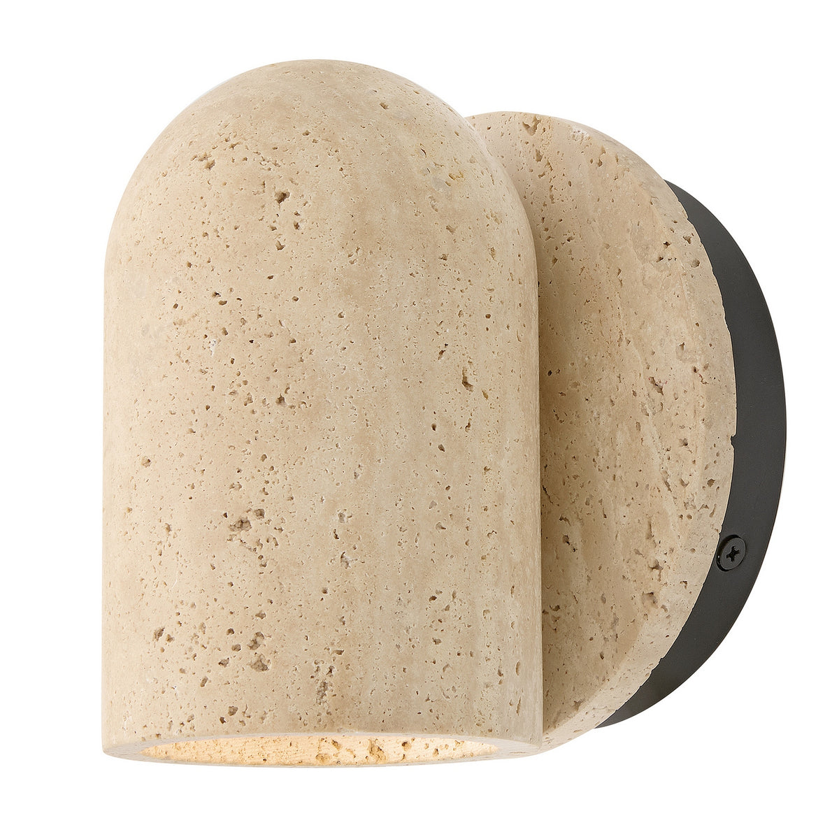 Abode LED Wall Sconce in Travertine