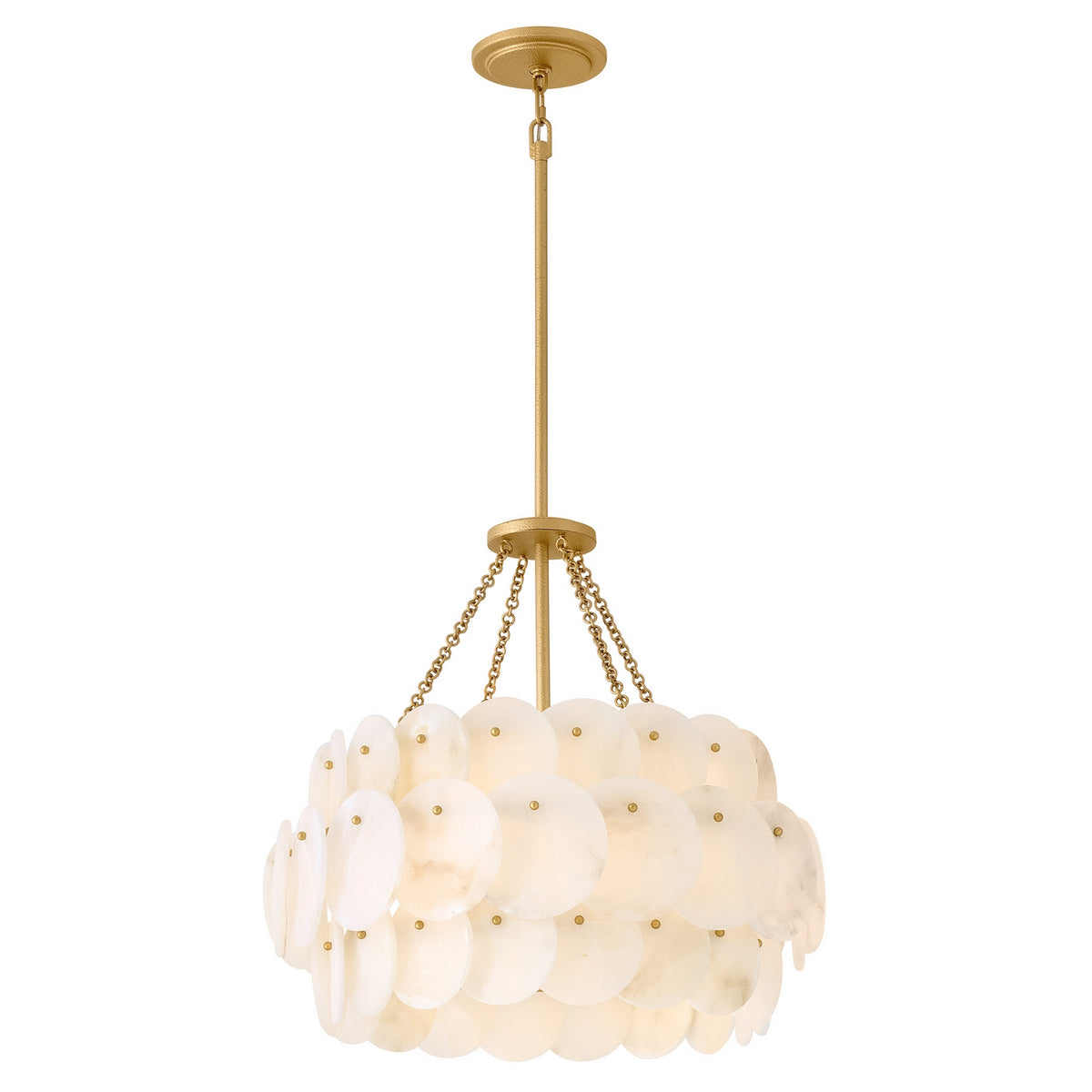 Yara LED Chandelier in Piastra Gold