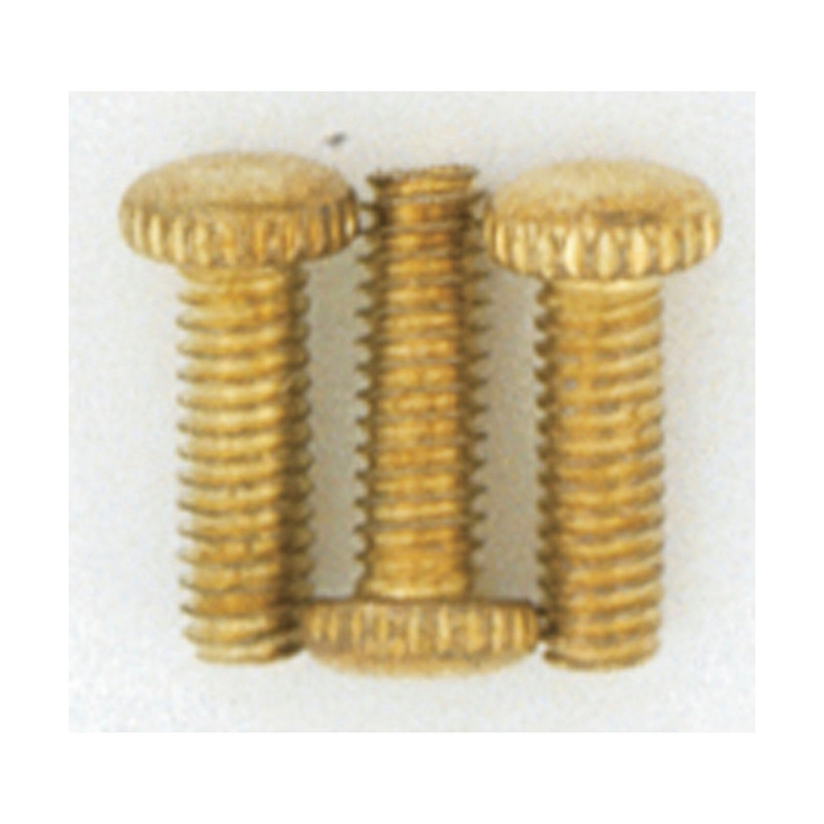 Knurled Screws in Brass Plated