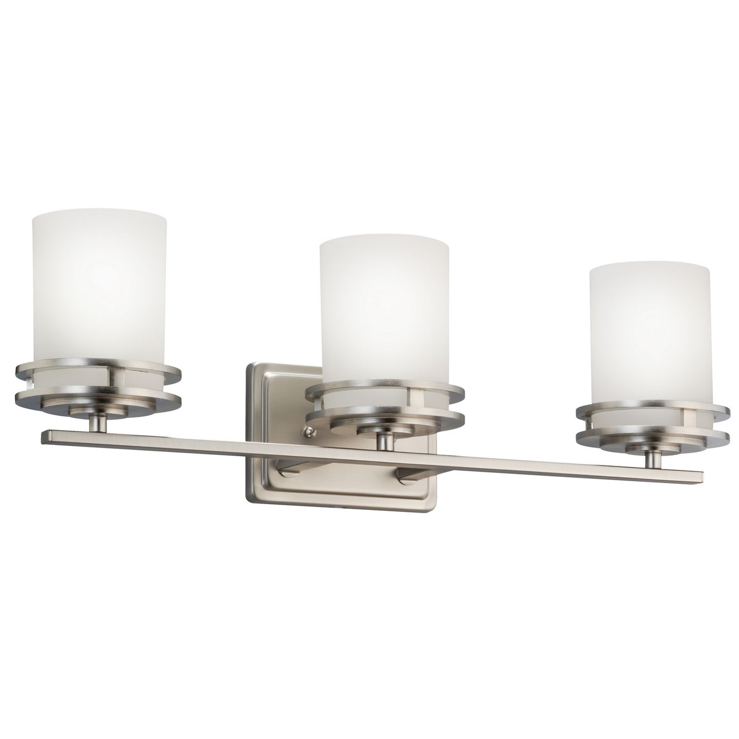 Hendrik Three Light Bath in Brushed Nickel