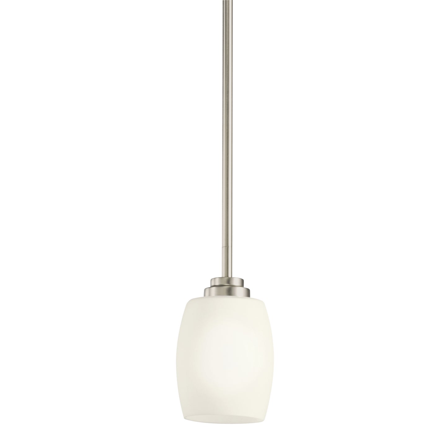 Eileen One Light Mini Pendant in Brushed Nickel