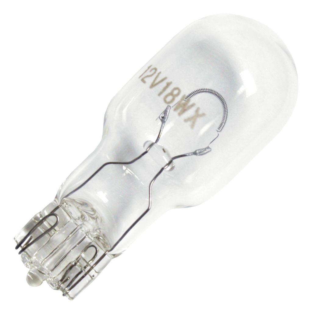18W 12V WEDGE T5 CLEAR XENON BULBS