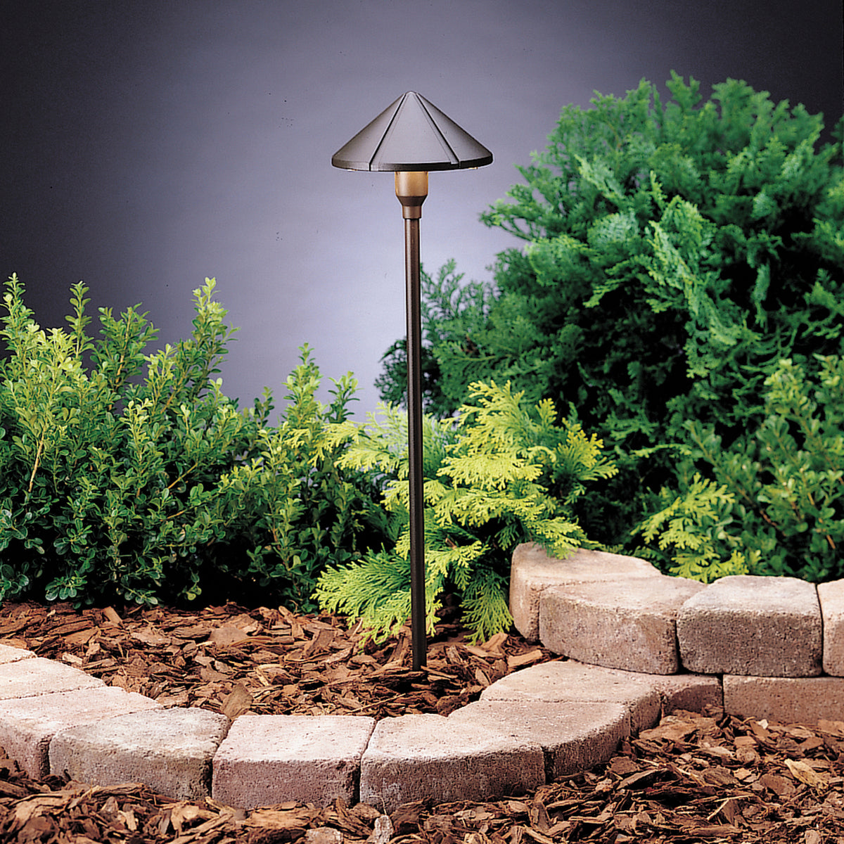 Six Groove One Light Path & Spread in Textured Architectural Bronze