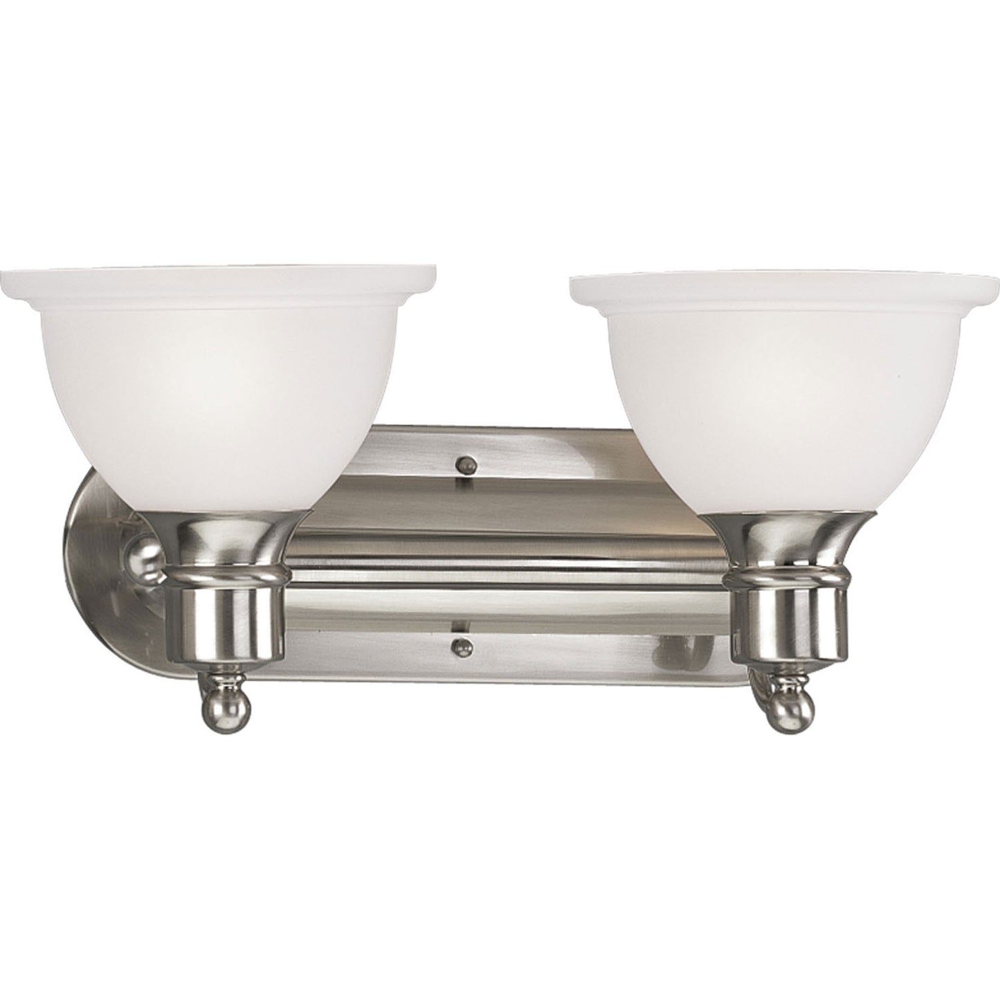 Madison Two Light Bath Bracket in Brushed Nickel