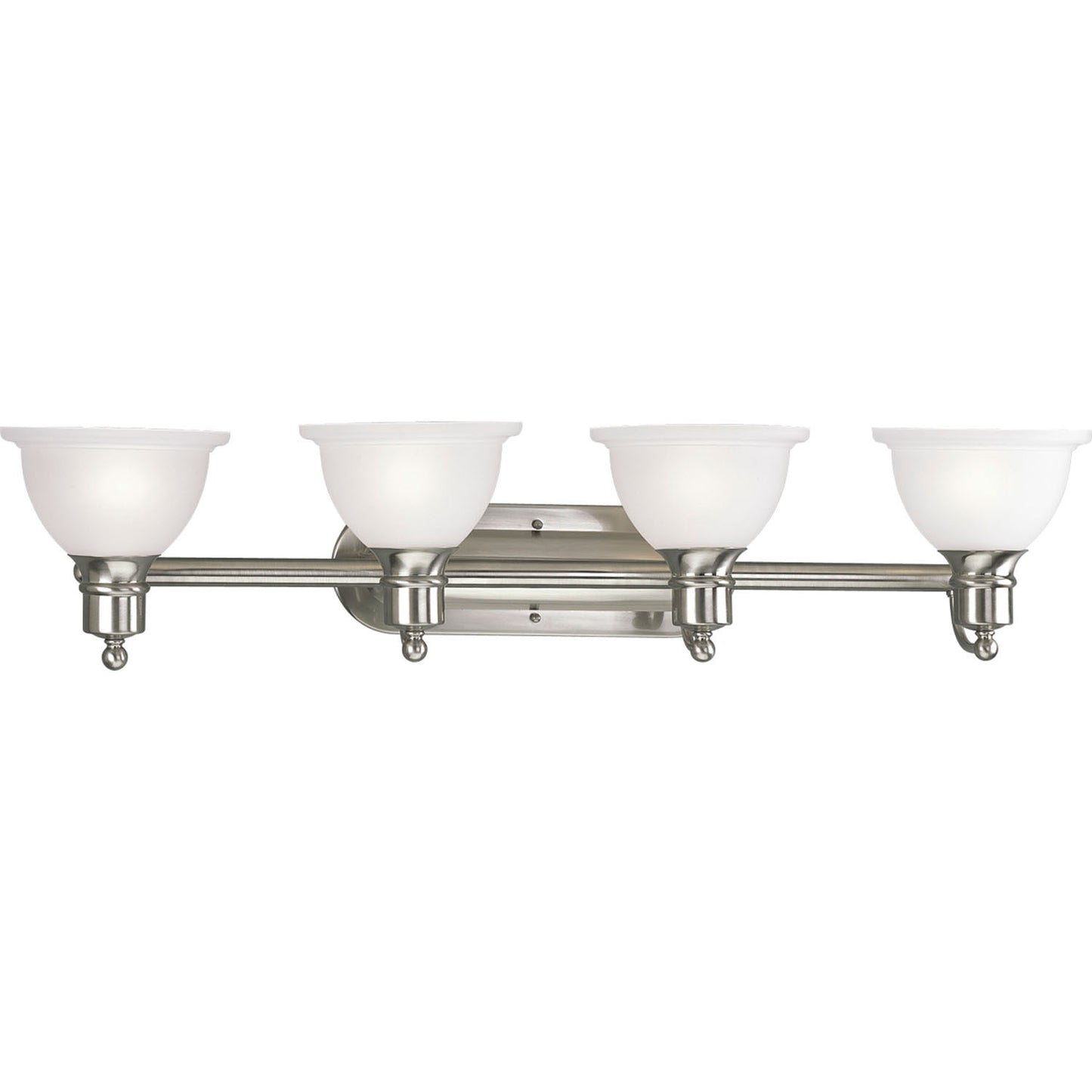 Madison Four Light Bath Bracket in Brushed Nickel