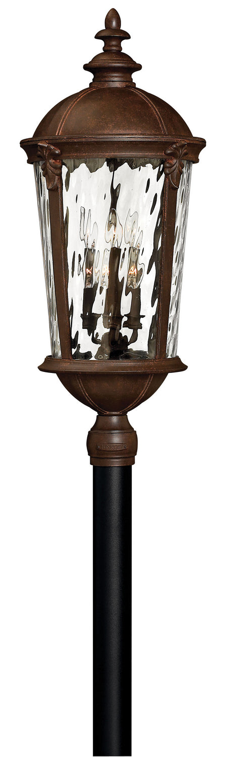 Windsor LED Post Top or Pier Mount Lantern in River Rock