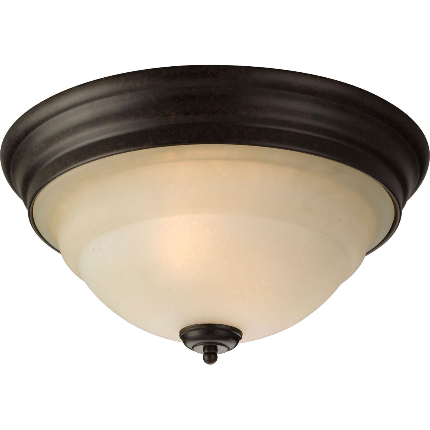 Torino Two Light Flush Mount in Forged Bronze