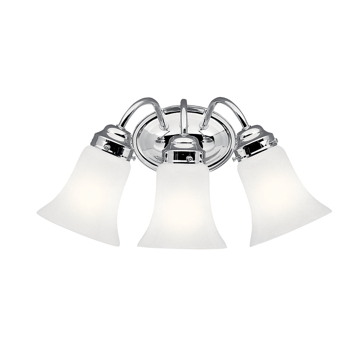 Three Light Bath in Chrome