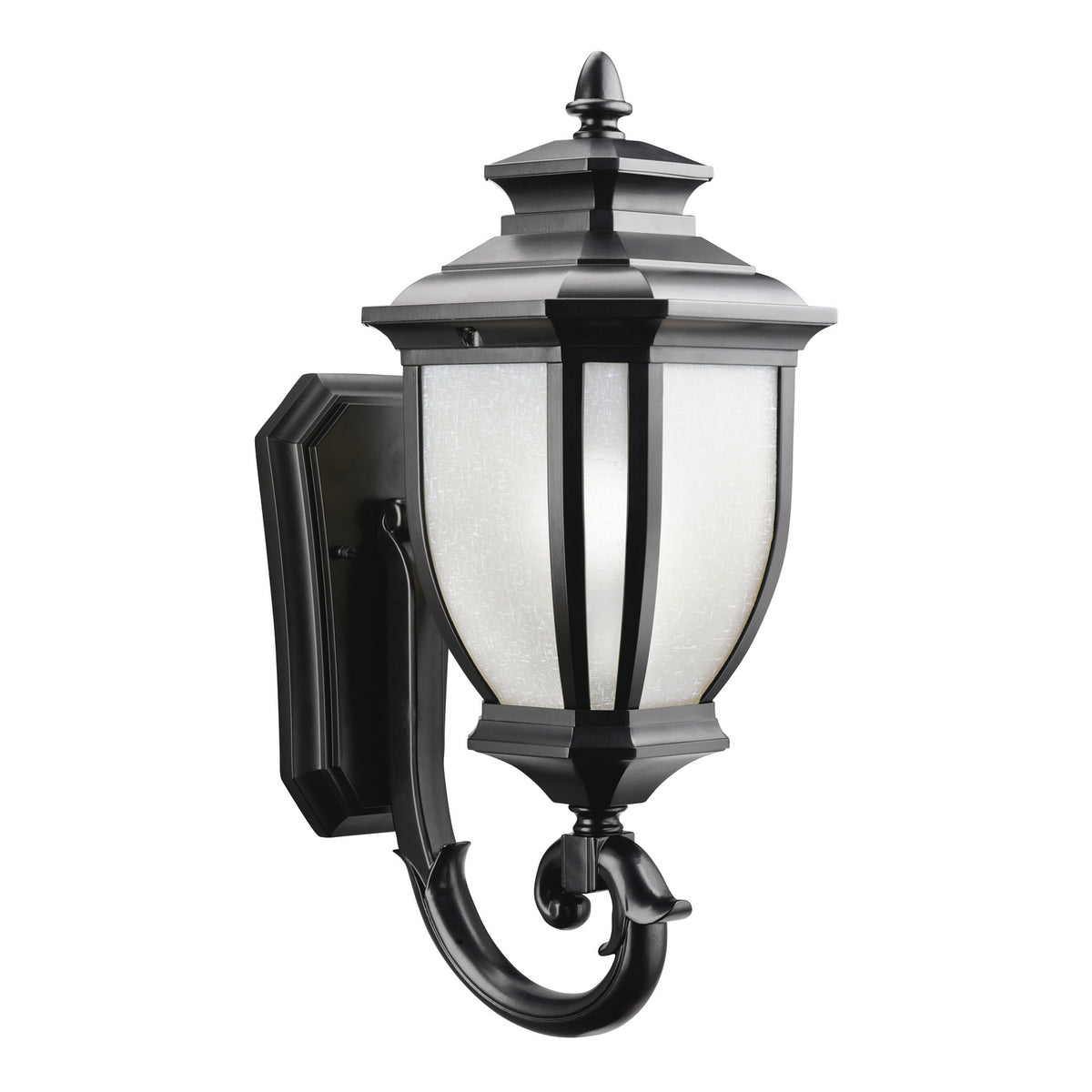 Salisbury One Light Outdoor Wall Mount in Black