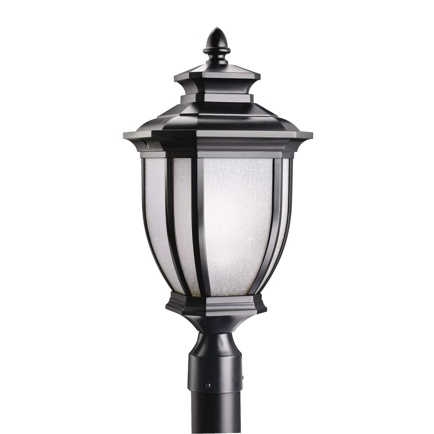 Salisbury One Light Outdoor Post Mount in Black