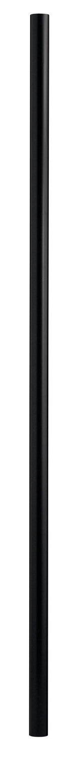 10ft Post with Ground Outlet and Photocell 10' Direct Burial w/ Ground Outlet & Photo Cell in Black