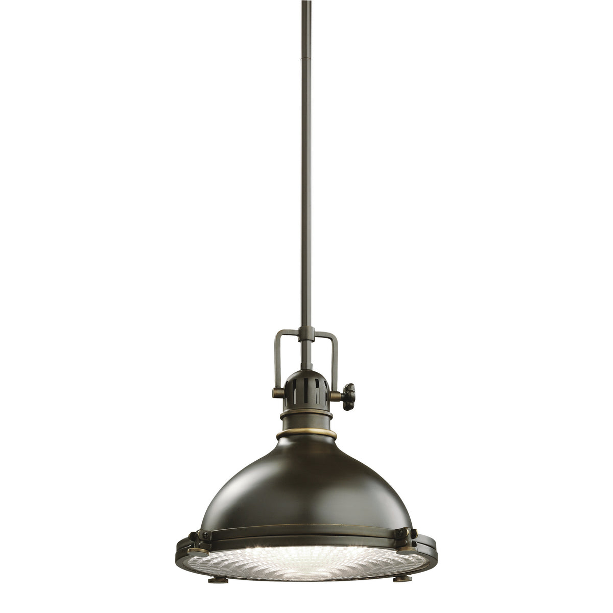 Hatteras Bay One Light Pendant in Olde Bronze