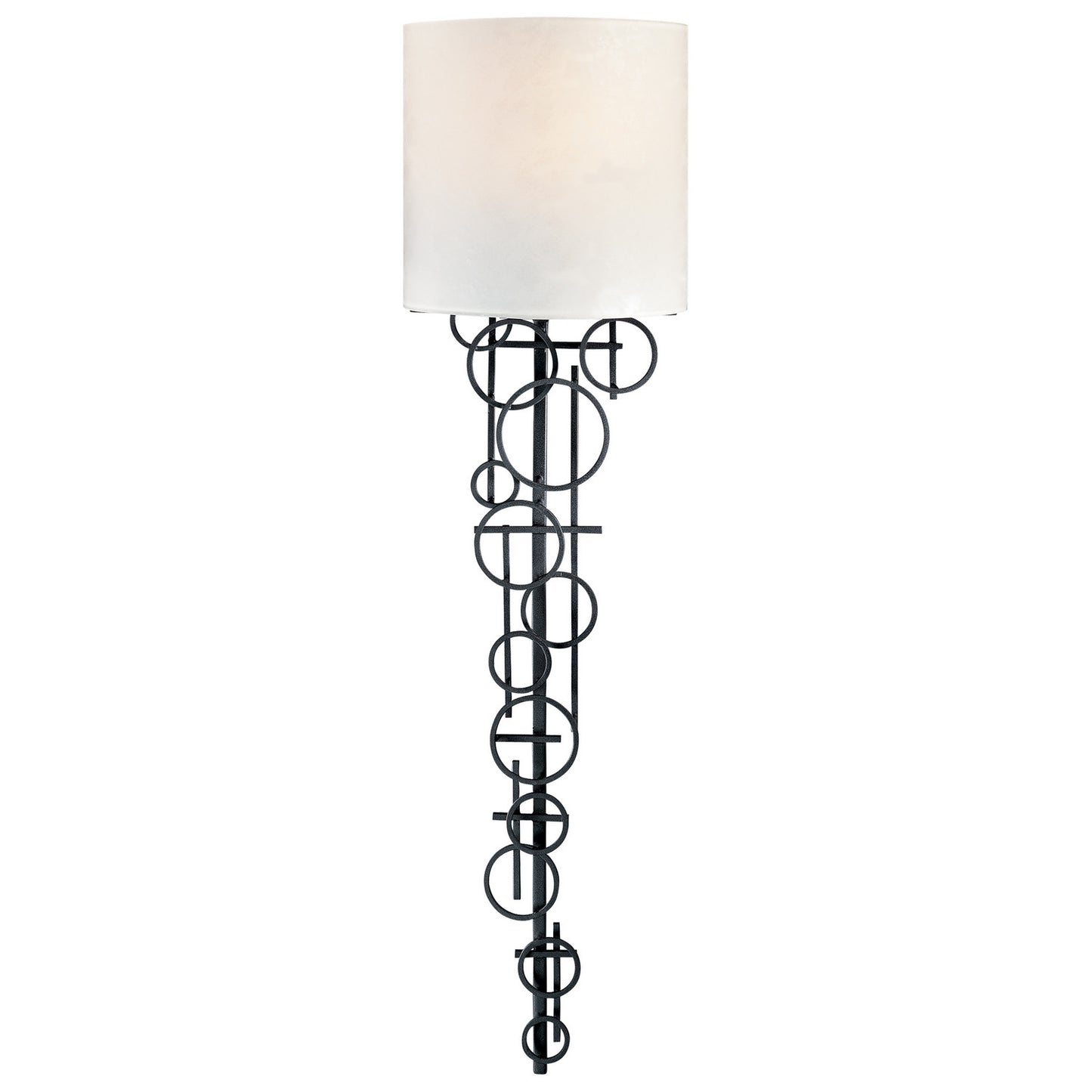 George Kovacs - P5130-066 - One Light Wall Sconce - George Kovacs - Sand Coal Black
