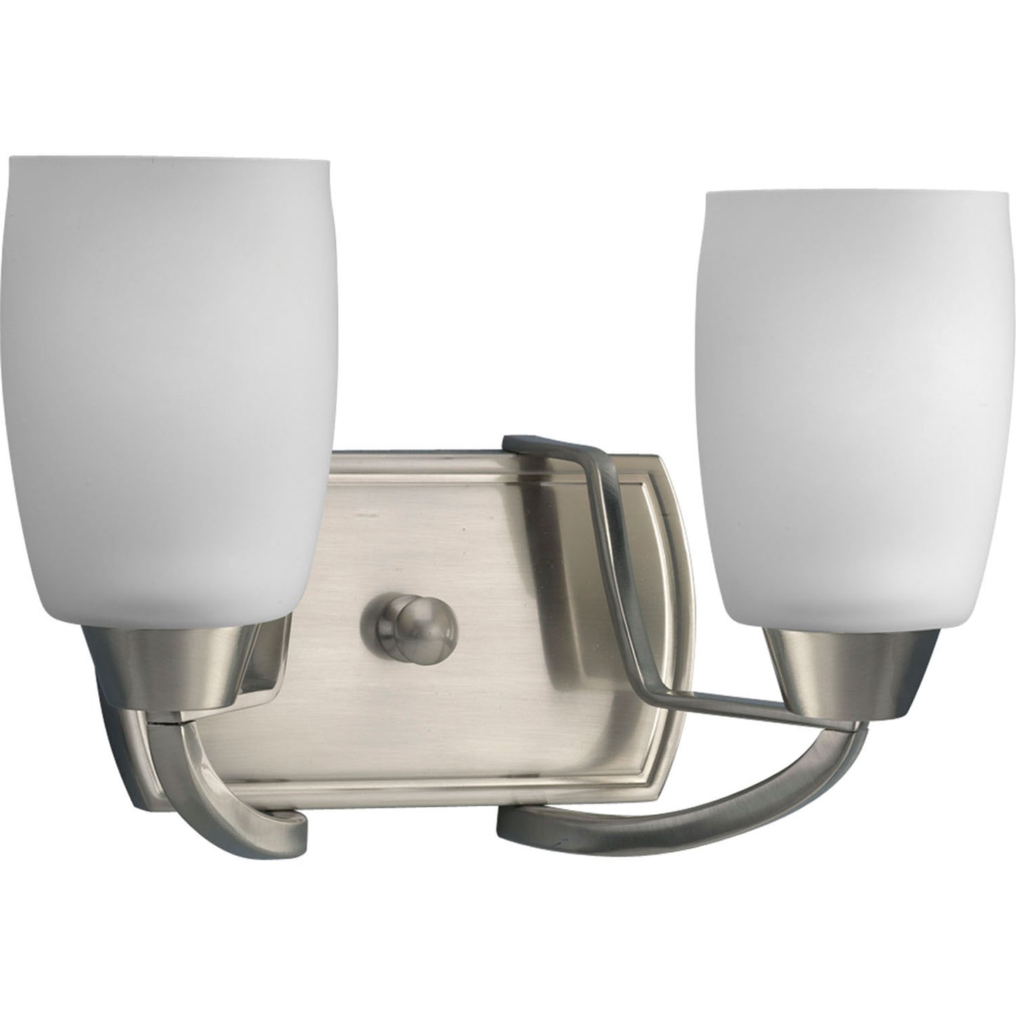 Wisten Two Light Bath in Brushed Nickel
