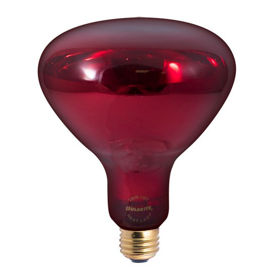 250W BR40 HEAT LAMP RED E26 130V