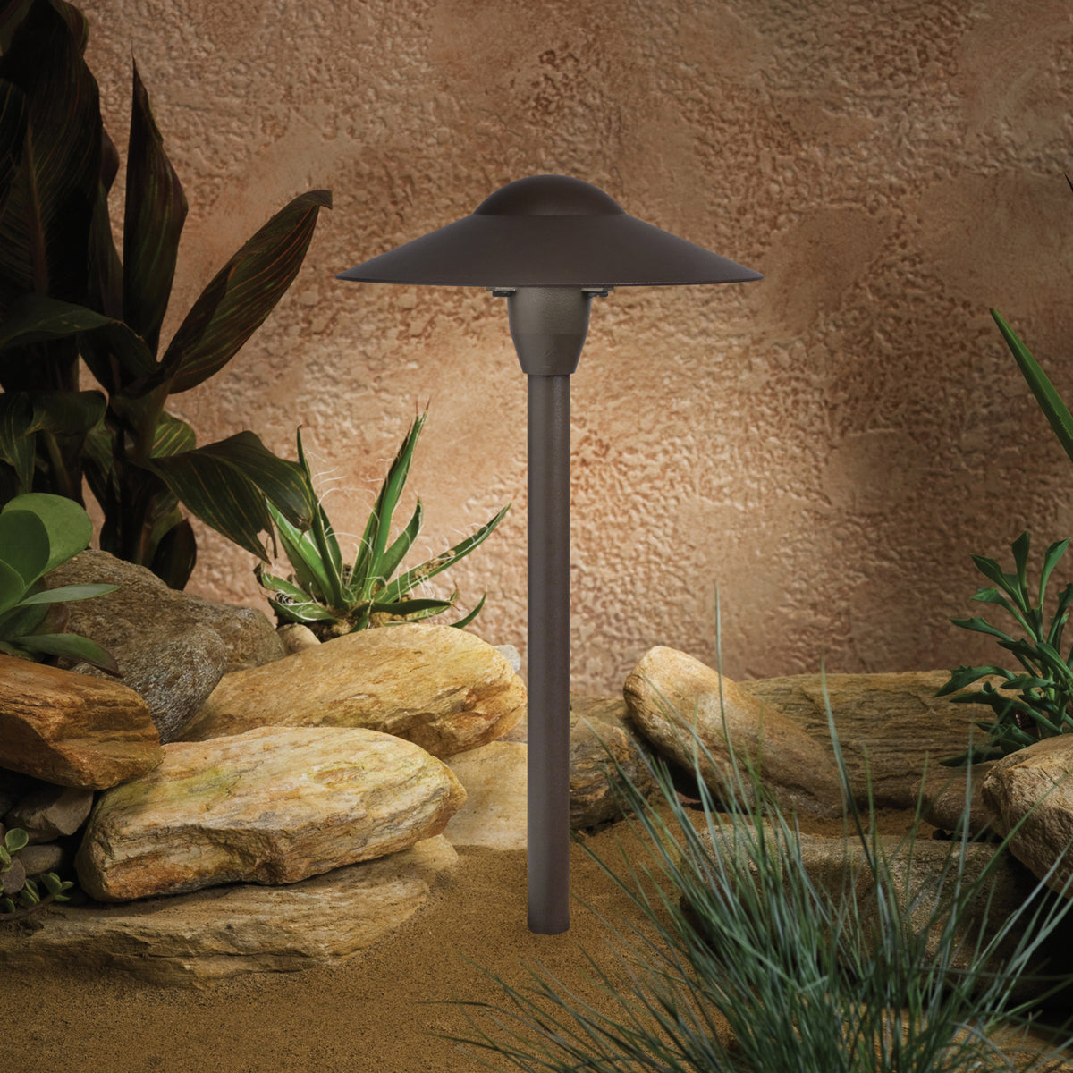 LED Path & Spread in Textured Architectural Bronze