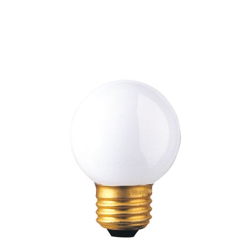 25W G16 GLOBE WHITE E26 125V