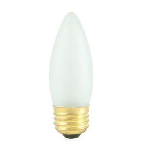 25W B10 32mm Torpedo Frost E26 Medium 130V 406025 25ETF/3