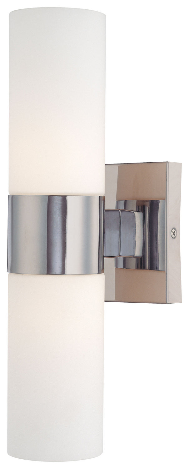 Two Light Wall Sconce in Chrome