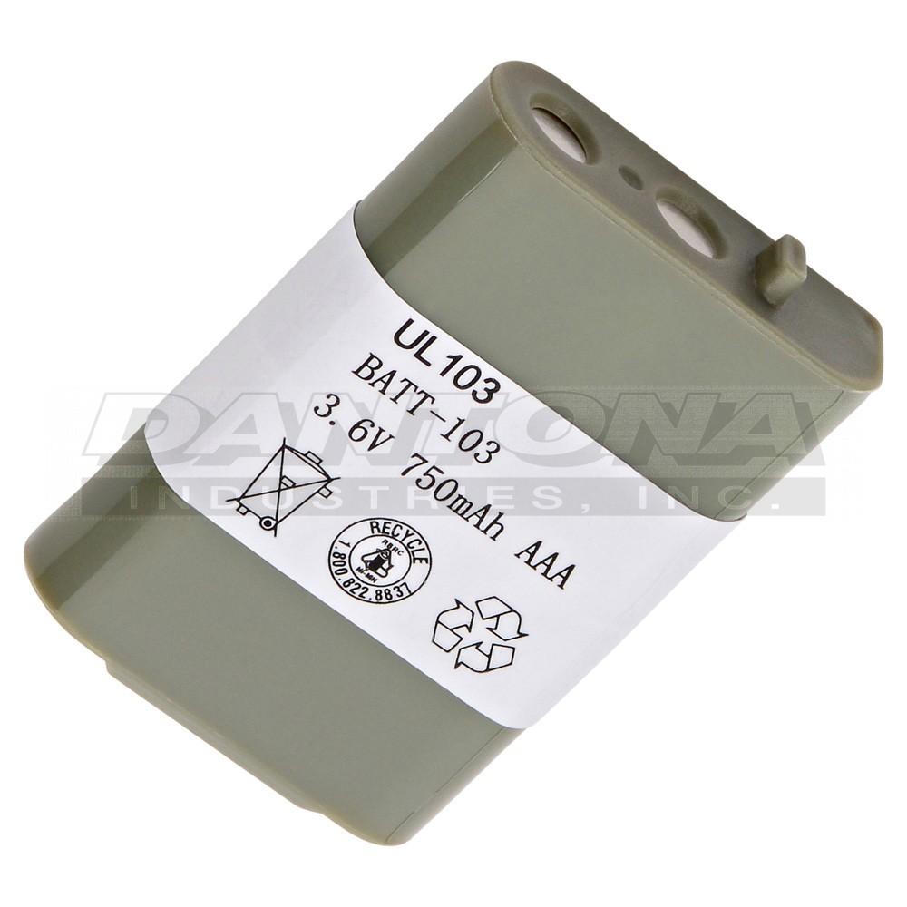 BATT-103 3.6V 650mAh NiMH HHR-P103