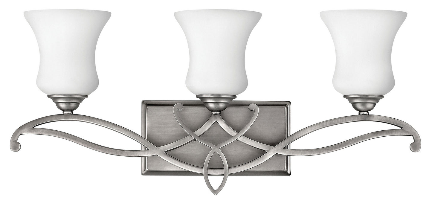 Brooke LED Vanity in Antique Nickel