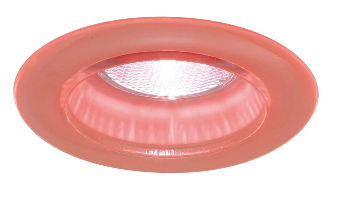 Recessed Glass Trim in Pink