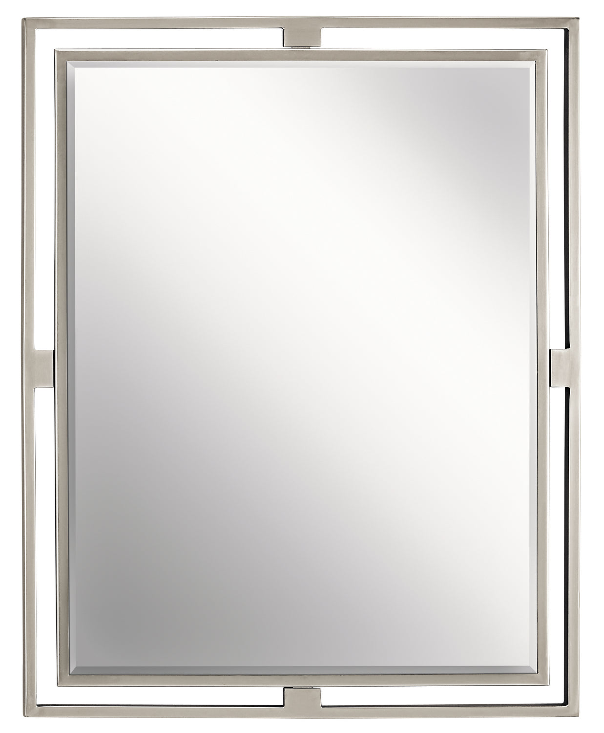 Hendrik Mirror in Brushed Nickel