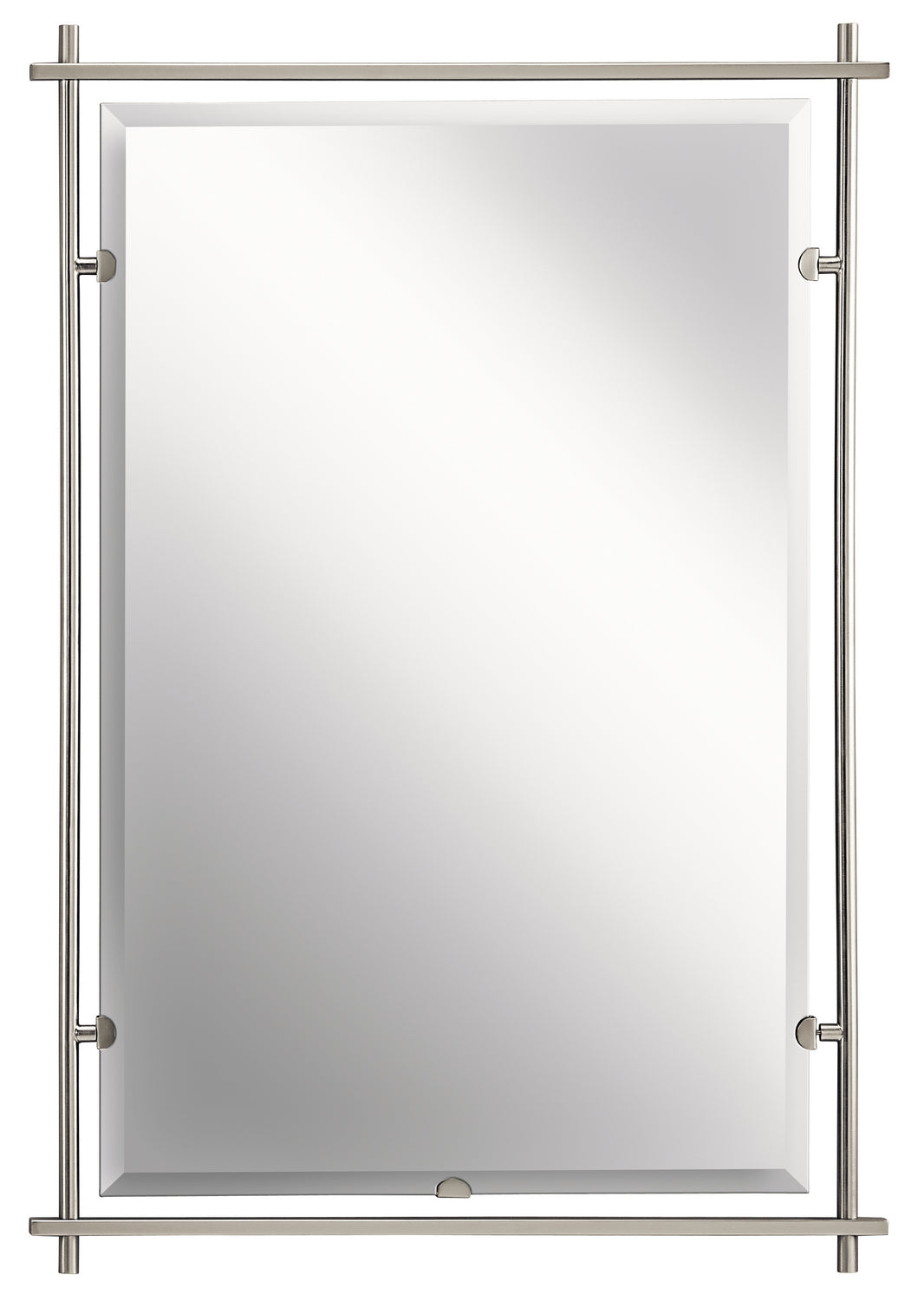 Eileen Mirror in Brushed Nickel