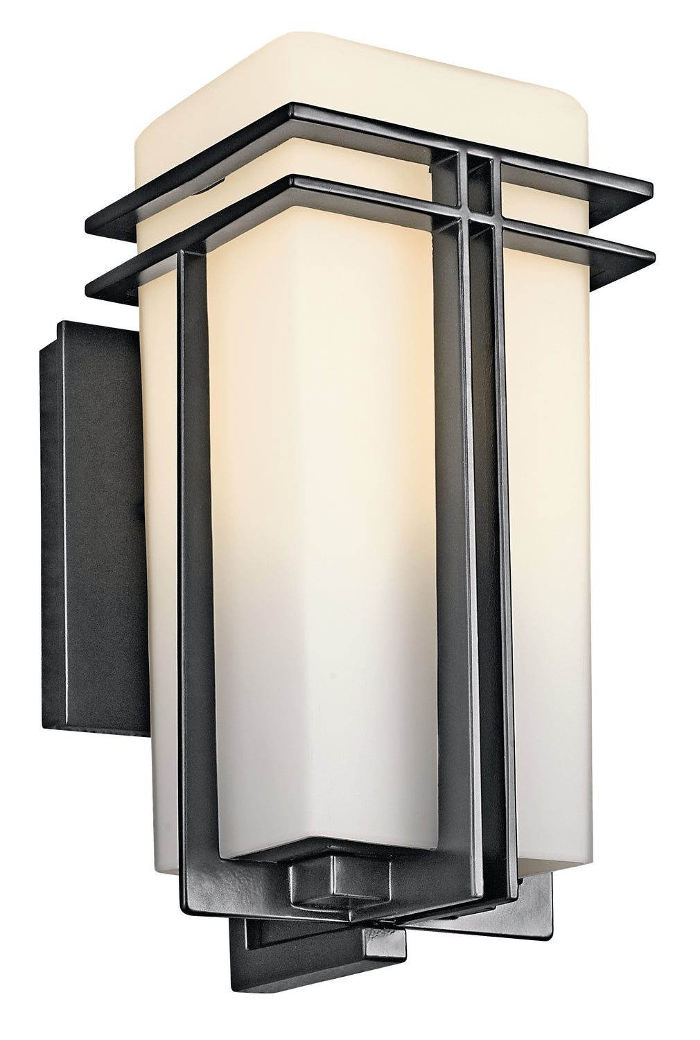 Tremillo One Light Outdoor Wall Mount in Black