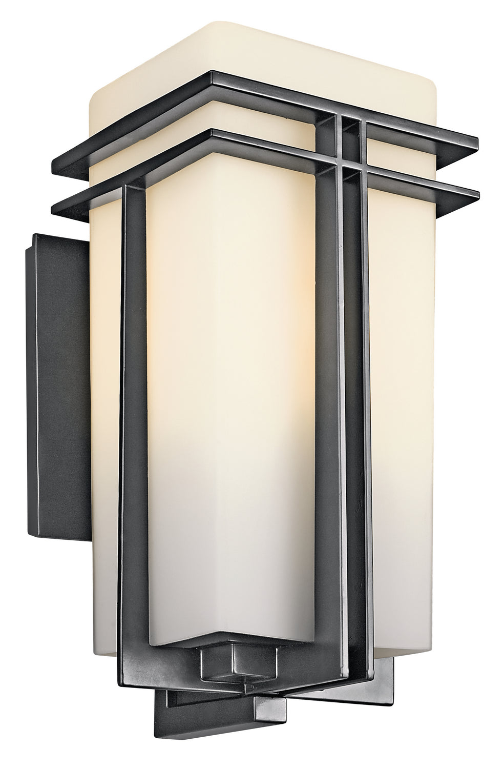 Tremillo One Light Outdoor Wall Mount in Black