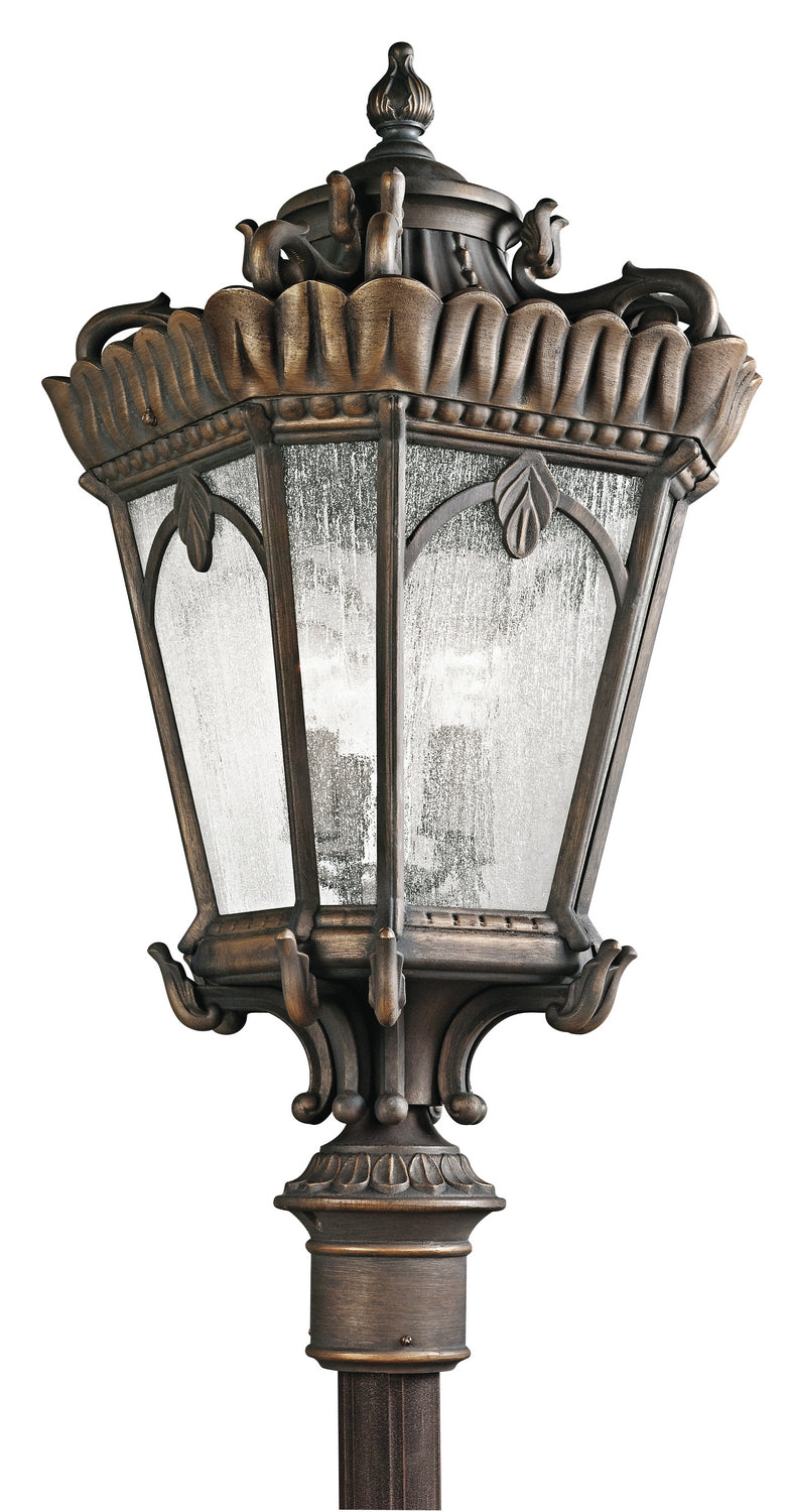 Tournai Four Light Outdoor Post Mount in Londonderry