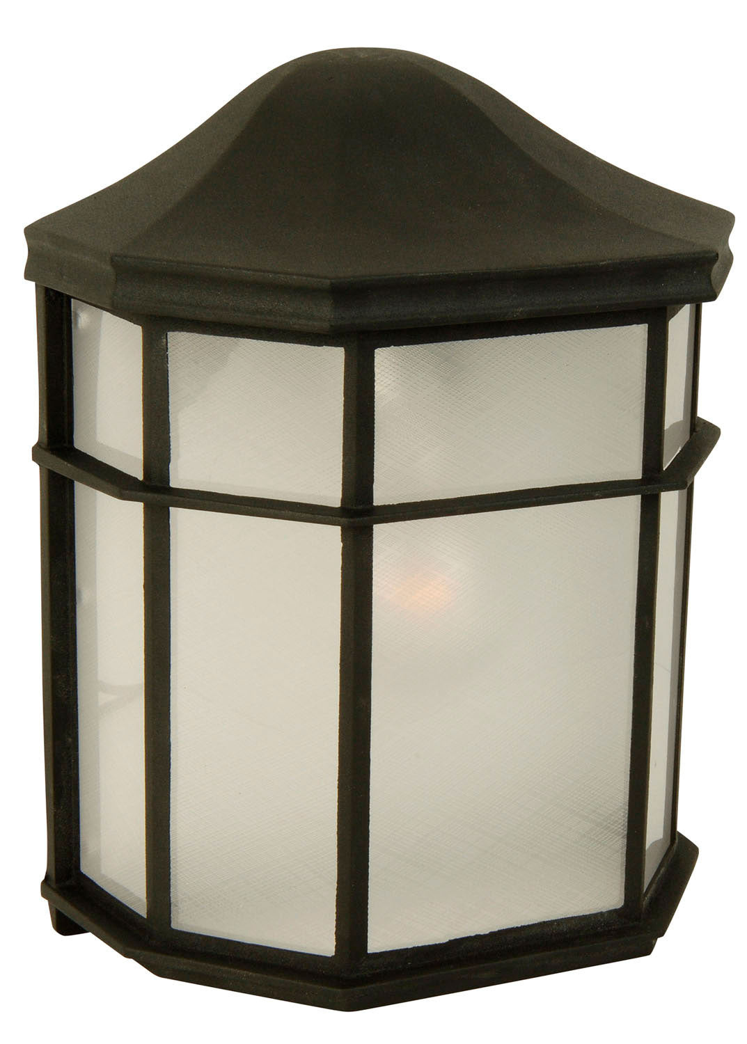 Cast One Light Wall Mount in Textured Black