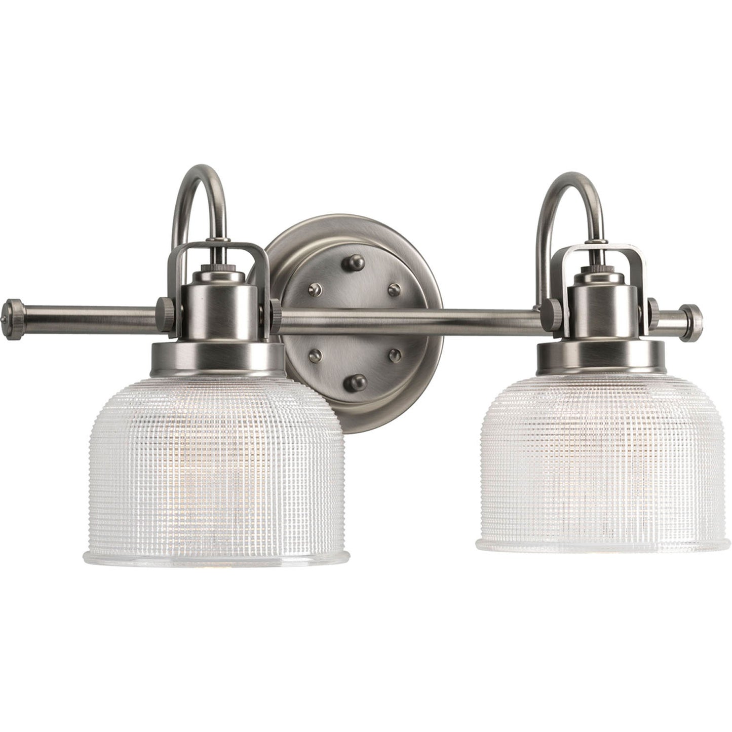 Archie Two Light Bath Bracket in Antique Nickel