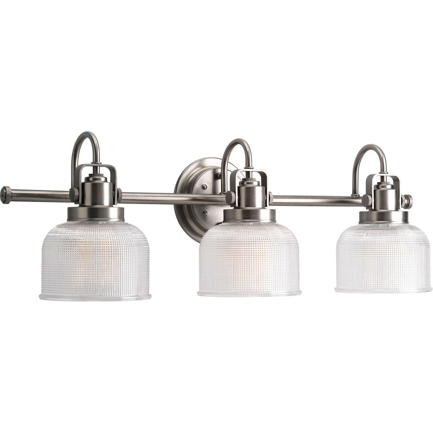 Archie Three Light Bath Bracket in Antique Nickel