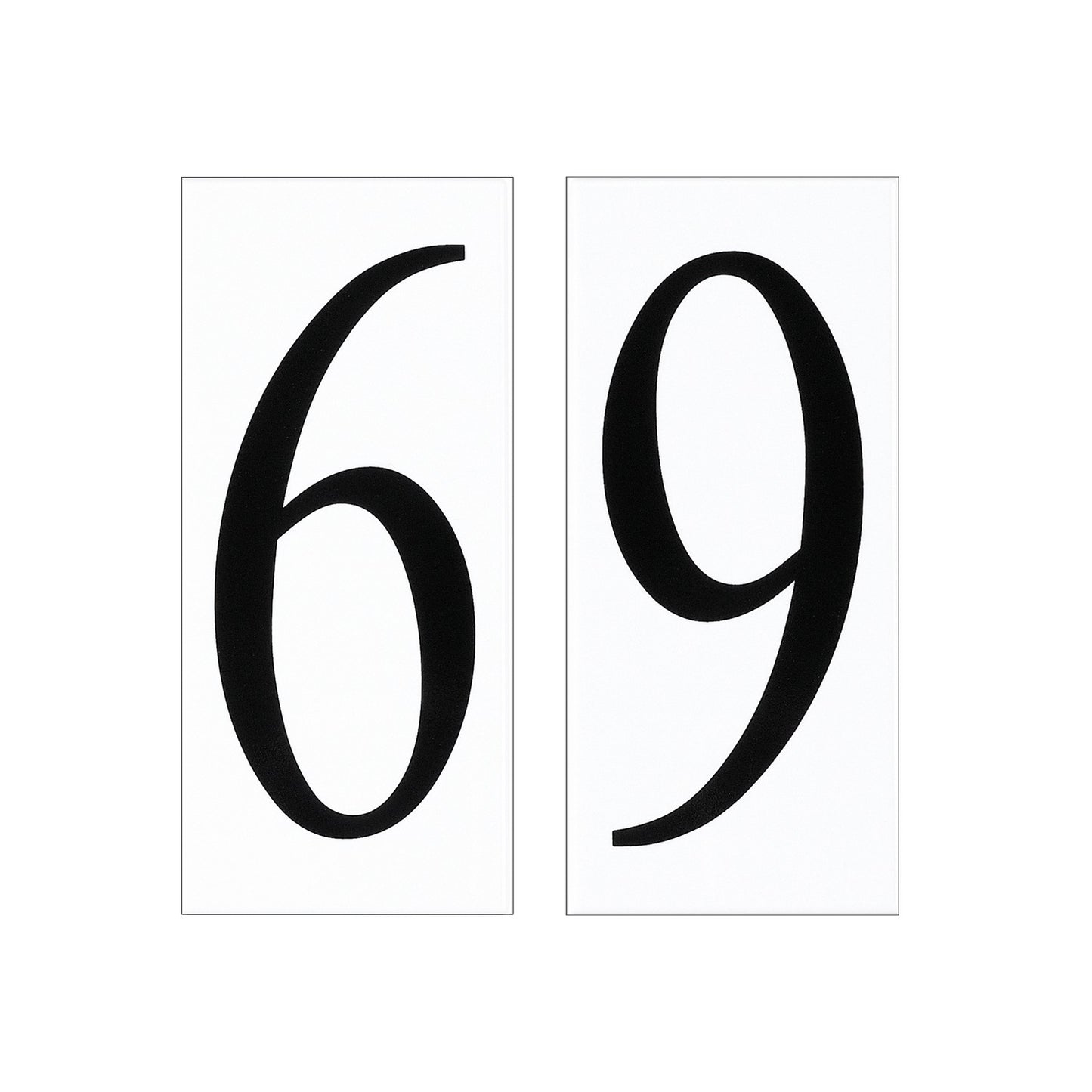 Generation Lighting - 90616-68 - Address Number Tile - Address Light - White Plastic