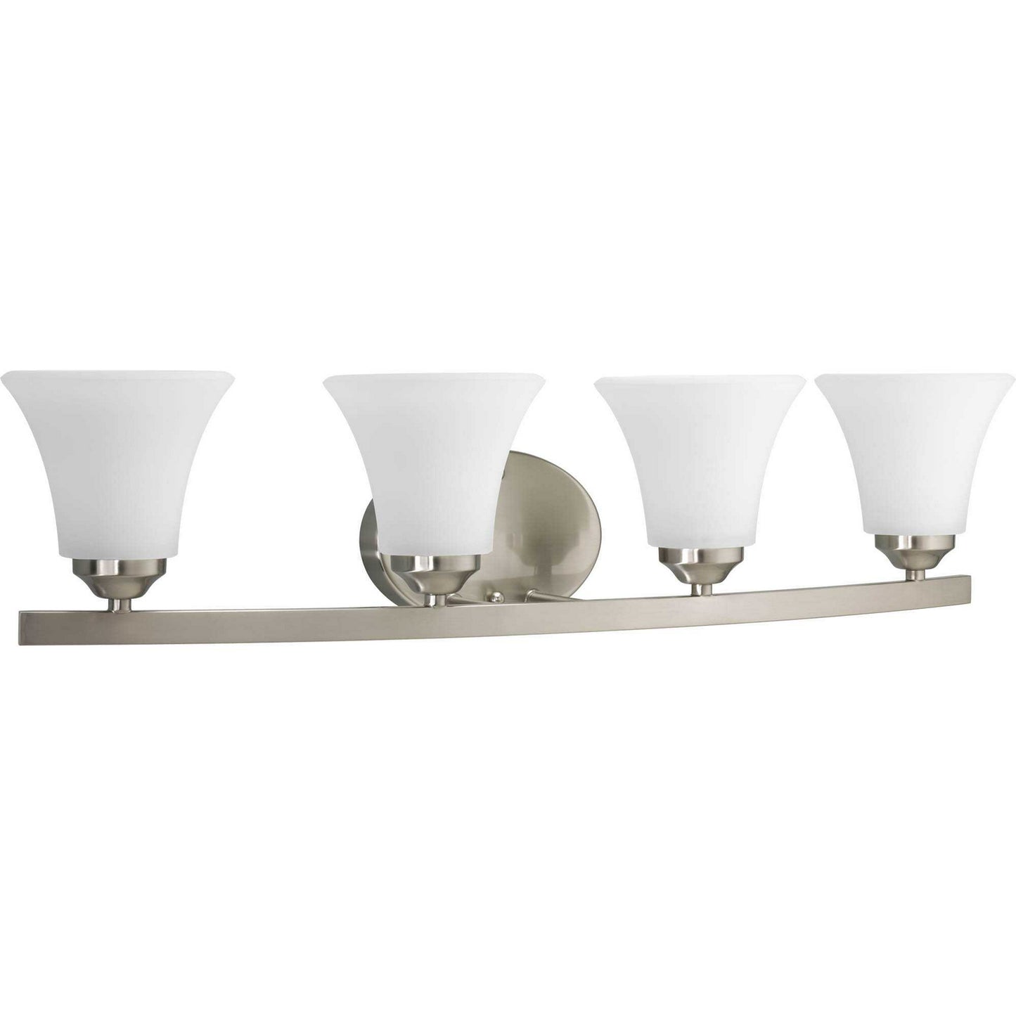 Adorn Four Light Bath Bracket in Brushed Nickel