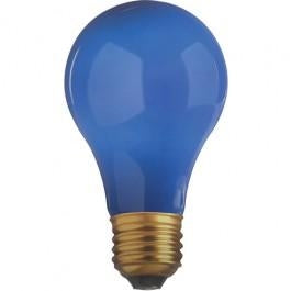 40 watt A19 Incandescent; Ceramic Blue; 2000 average rated h