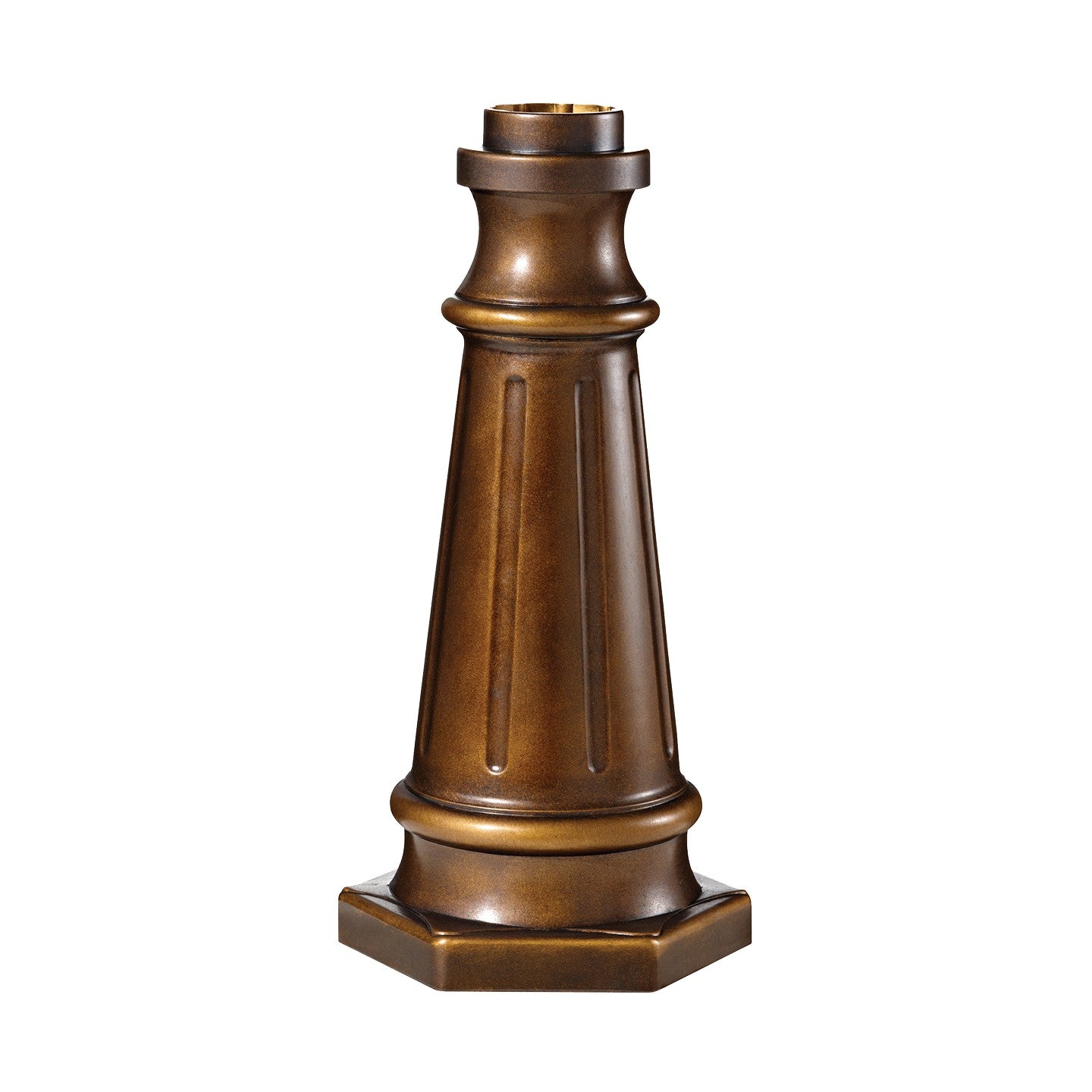 Outdoor Post Base Postbase in Astral Bronze