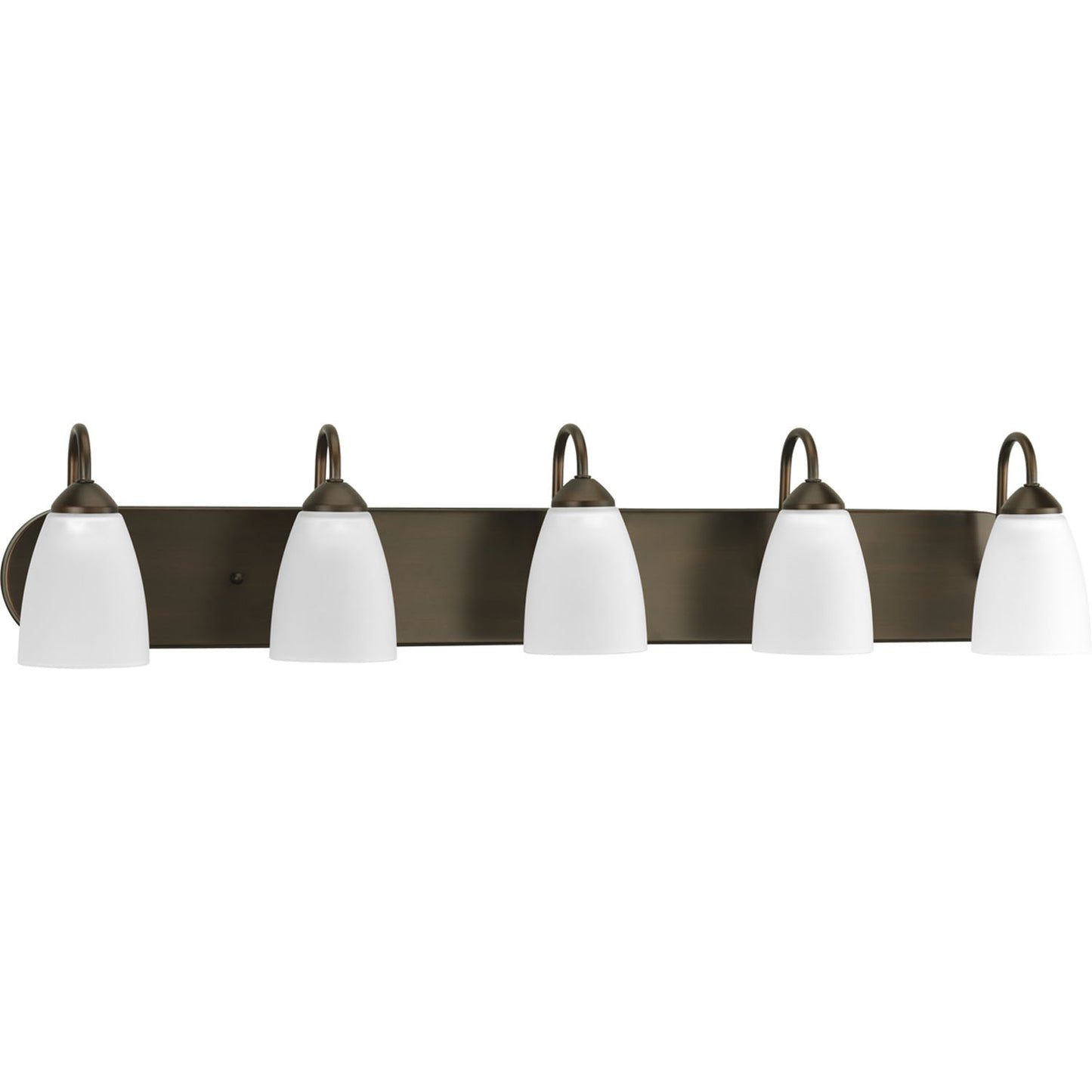 Gather Five Light Bath in Antique Bronze