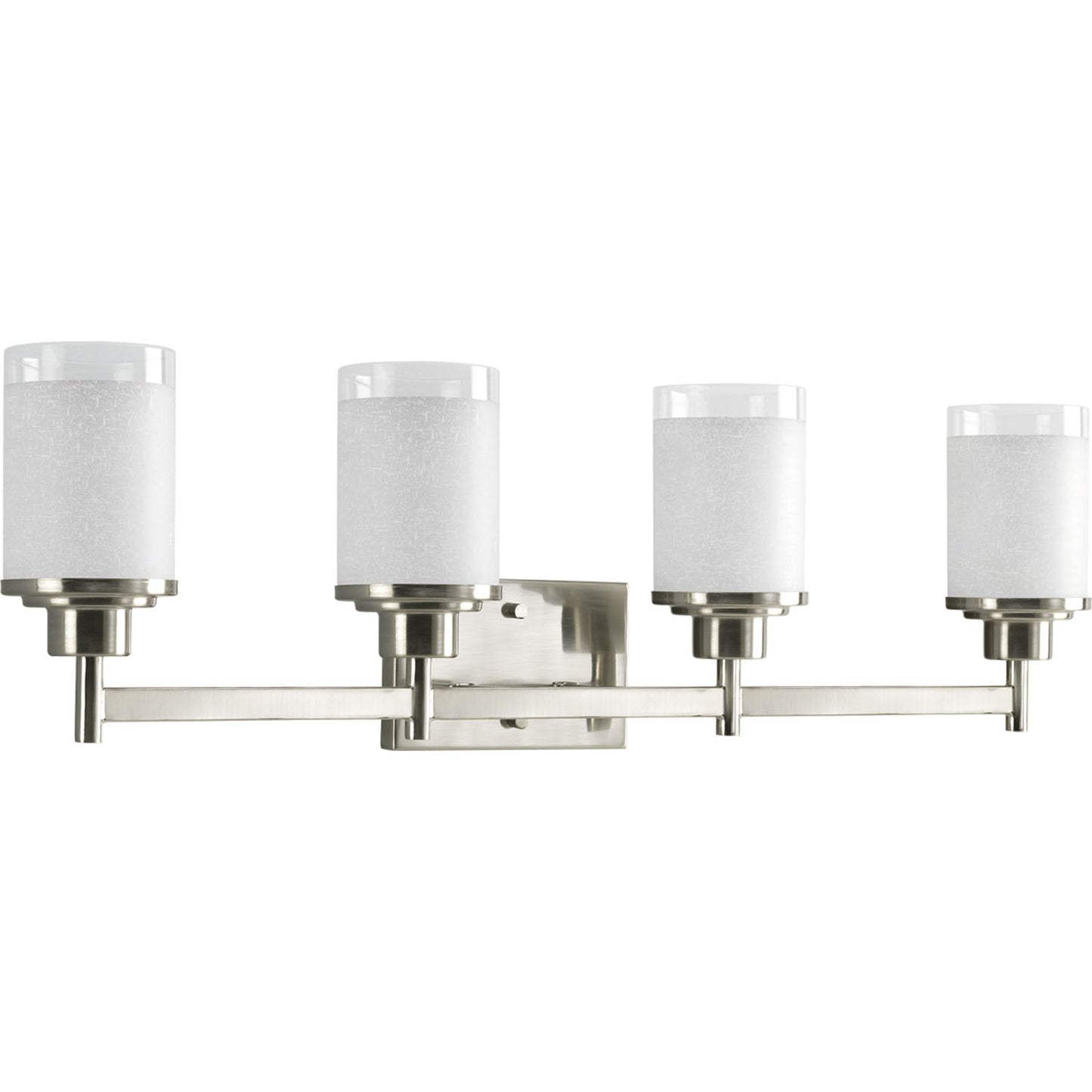 Alexa Four Light Bath in Brushed Nickel