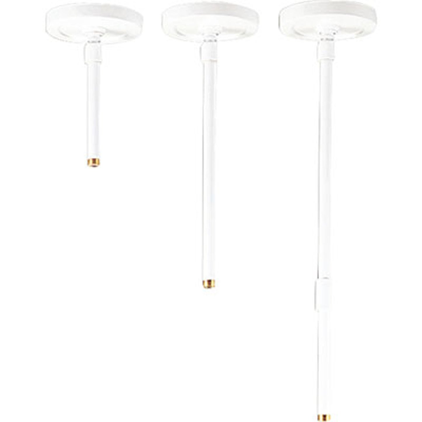 Aluminum Cylinder Accessories Pendant Kit in White