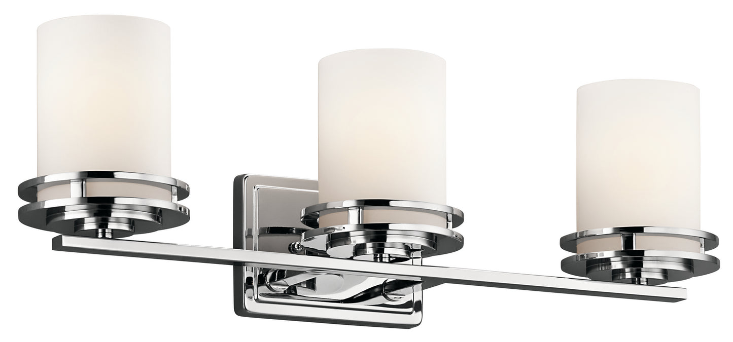 Hendrik Three Light Bath in Chrome