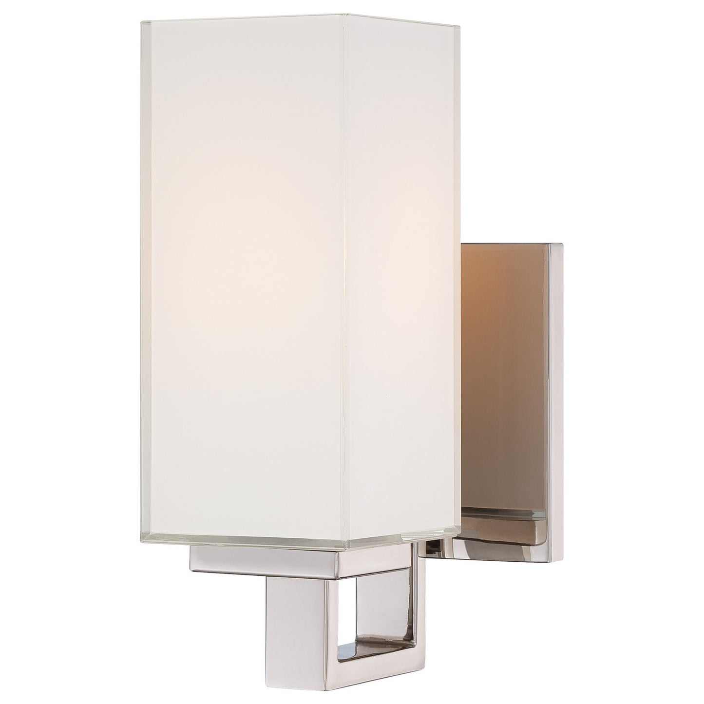 George Kovacs One Light Wall Sconce in Polished Nickel
