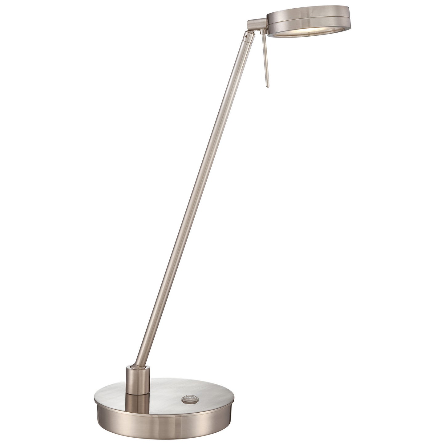 George's Reading Room LED Table Lamp in Brushed Nickel