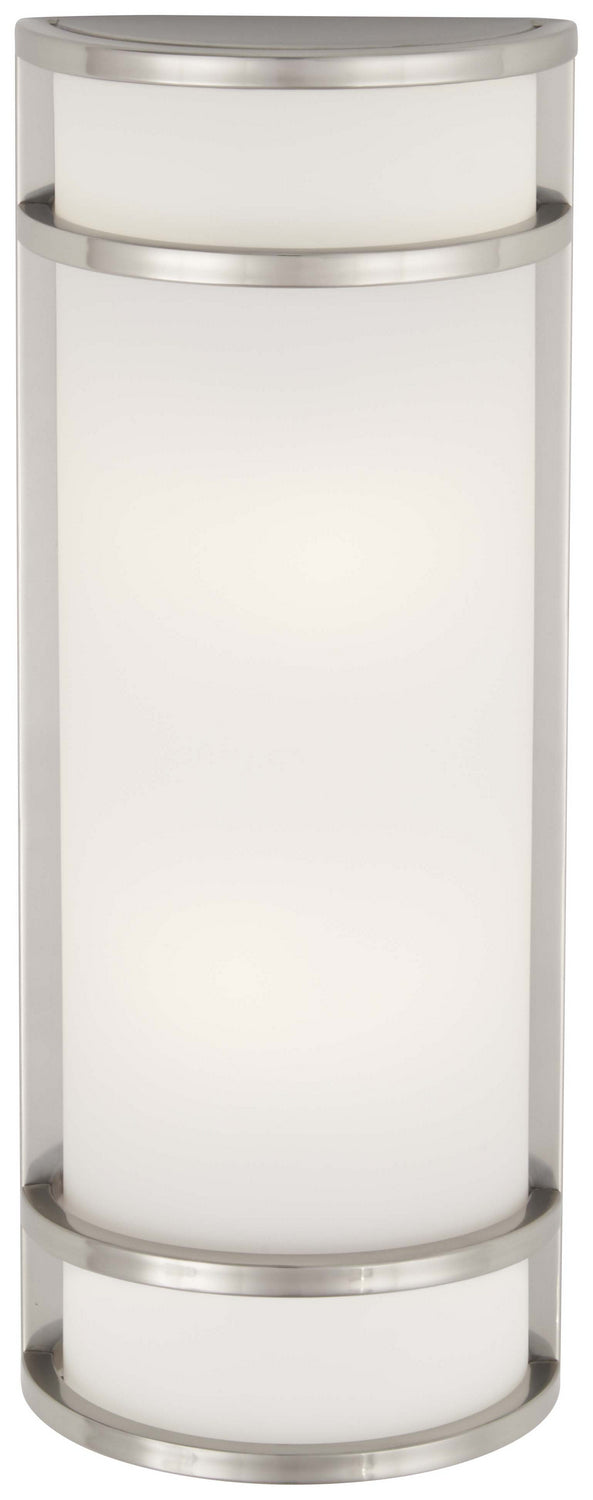 Bay View Two Light Pocket Lantern in Brushed Stainless Steel