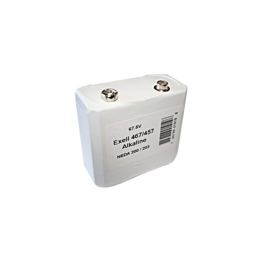 Exell 457/467 Alkaline 67.5V Battery NEDA 203, NEDA 200