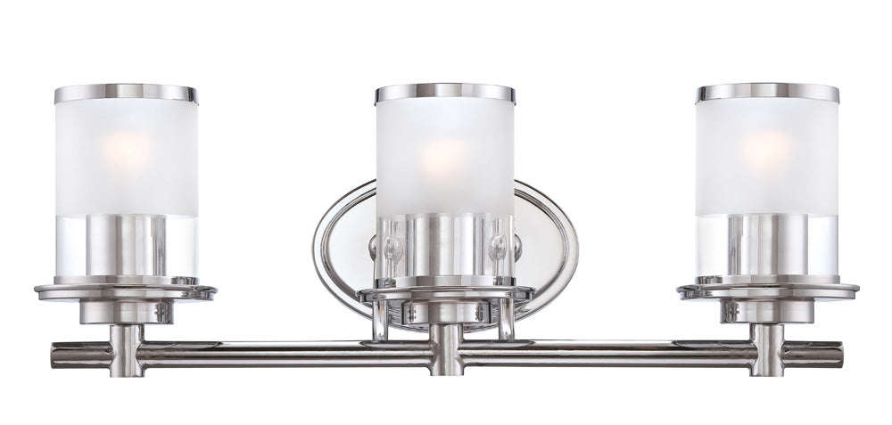 Essence Three Light Bath Bar in Chrome
