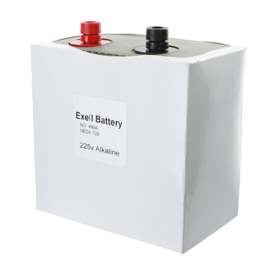 Exell 489A Alkaline 225V Battery NEDA 728 Non Rechargeable