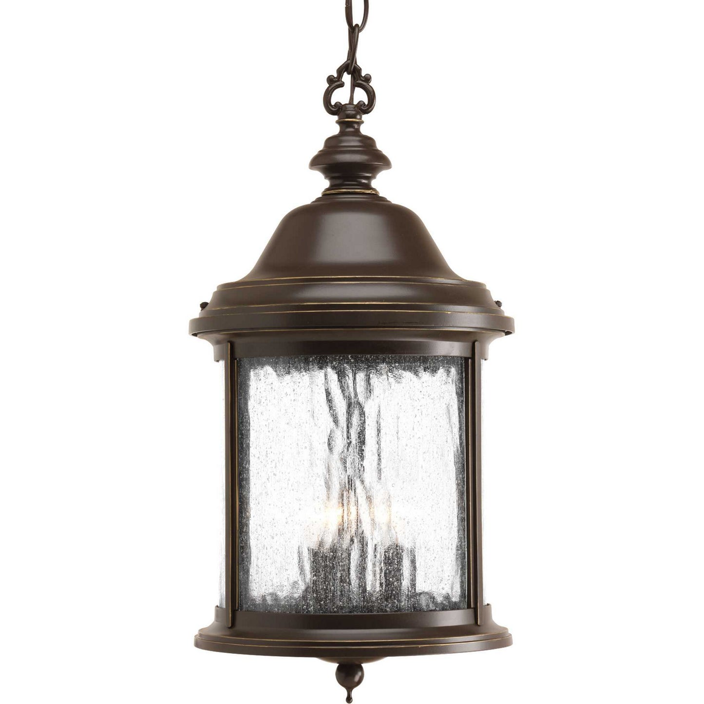 Progress Lighting - P5550-20 - Three Light Hanging Lantern - Ashmore - Antique Bronze