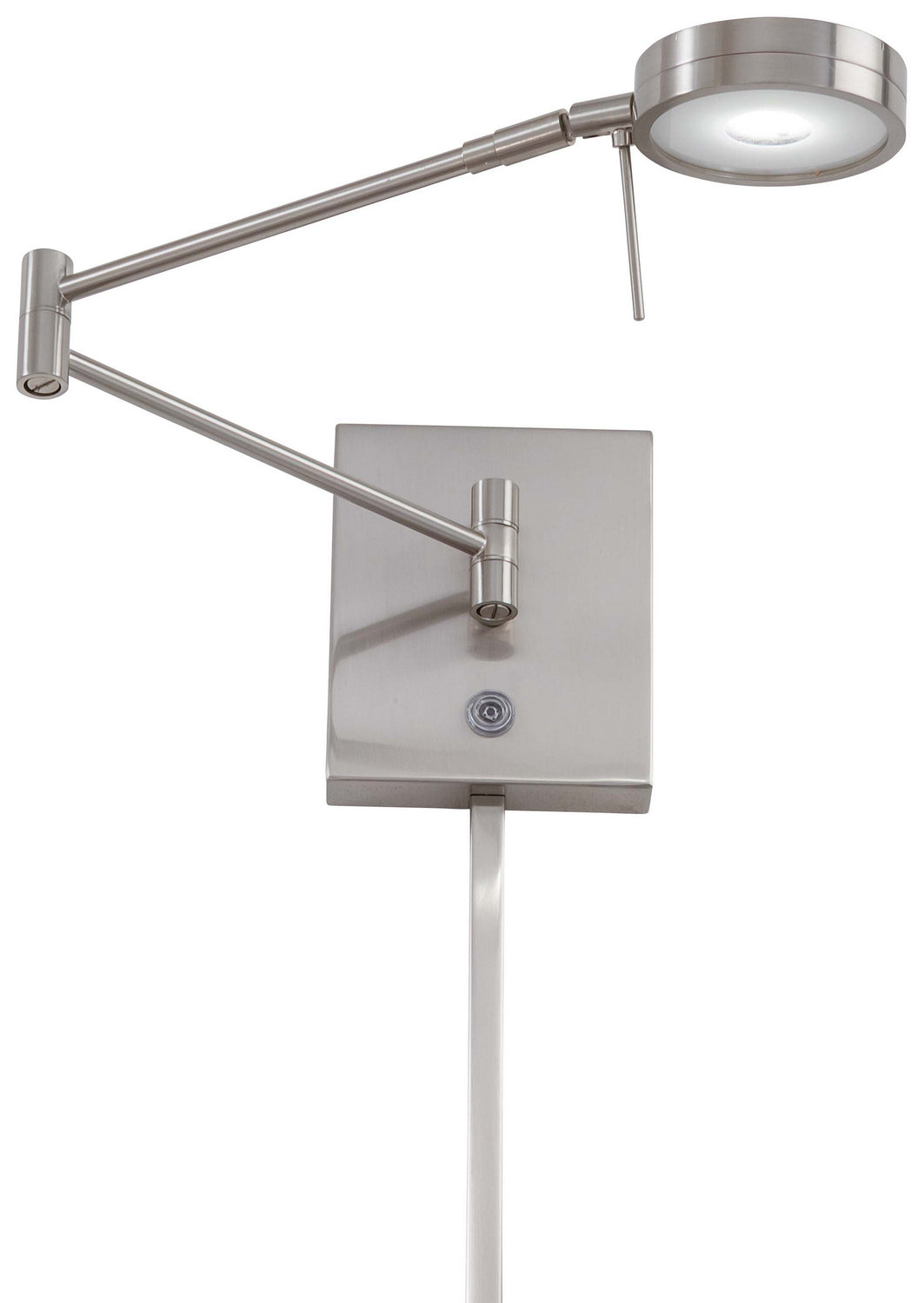 George Kovacs - P4308-084 - LED Swing Arm Wall Lamp - George's Reading Room - Brushed Nickel